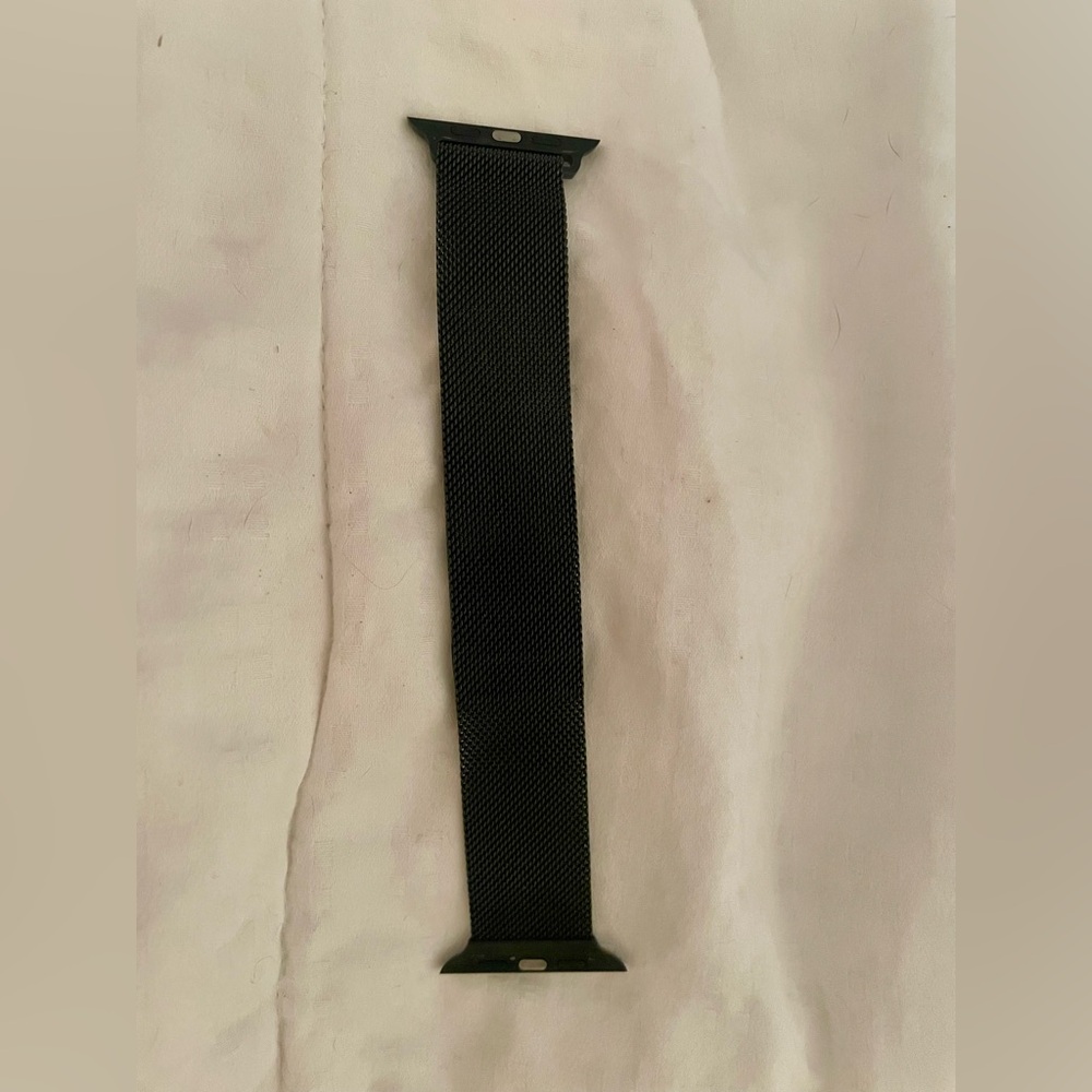 Black Mesh Watch Band